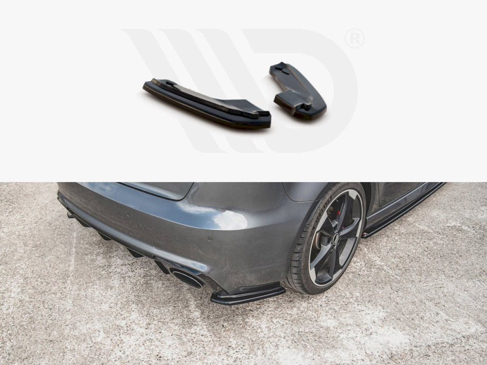 Maxton Design Rear Side Splitters/Spats V.1 For Audi RS3 8V Sportback (2015-2016)