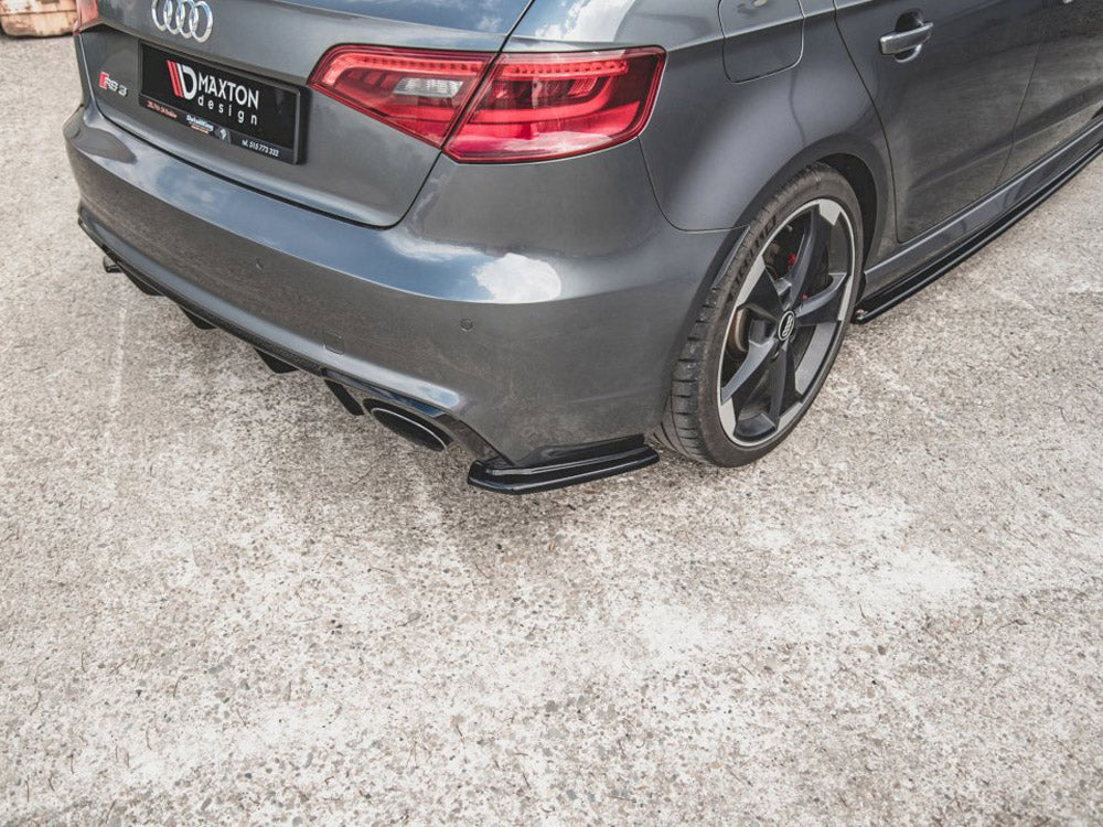 Maxton Design Rear Side Splitters/Spats V.1 For Audi RS3 8V Sportback (2015-2016)