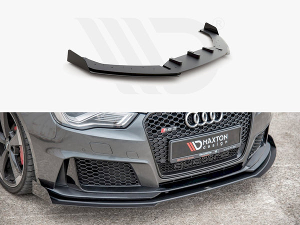 Maxton Racing Front Splitter (+Flaps) Audi RS3 8V Sportback (2015-2016)