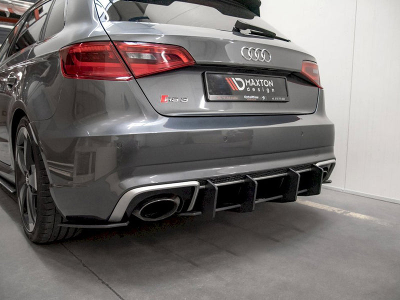 Maxton Racing Rear Diffuser V.2 for Audi RS3 8V Sportback (2015-2016)