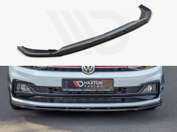 Maxton Design Front Splitter V.1 for Volkswagen Polo MK6 AW GTI (2017-2021)