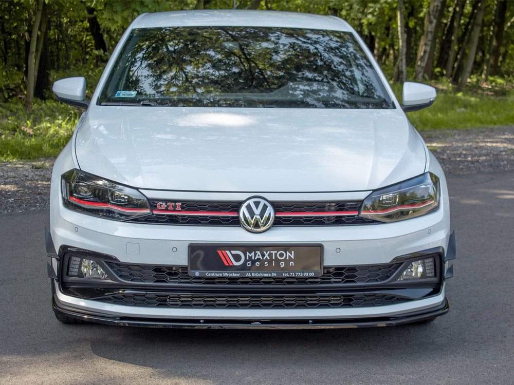 Maxton Design Front Splitter V.1 for Volkswagen Polo MK6 AW GTI (2017-2021)