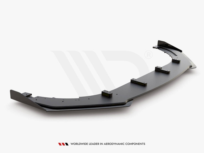 Maxton Design Racing Durability Front Splitter V.3 (+ Flaps) for Volkswagen Golf MK6 GTI (2008-2012)