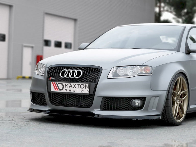 Maxton Design Front Splitter V.1 for Audi RS4 B7 (2006-2008)