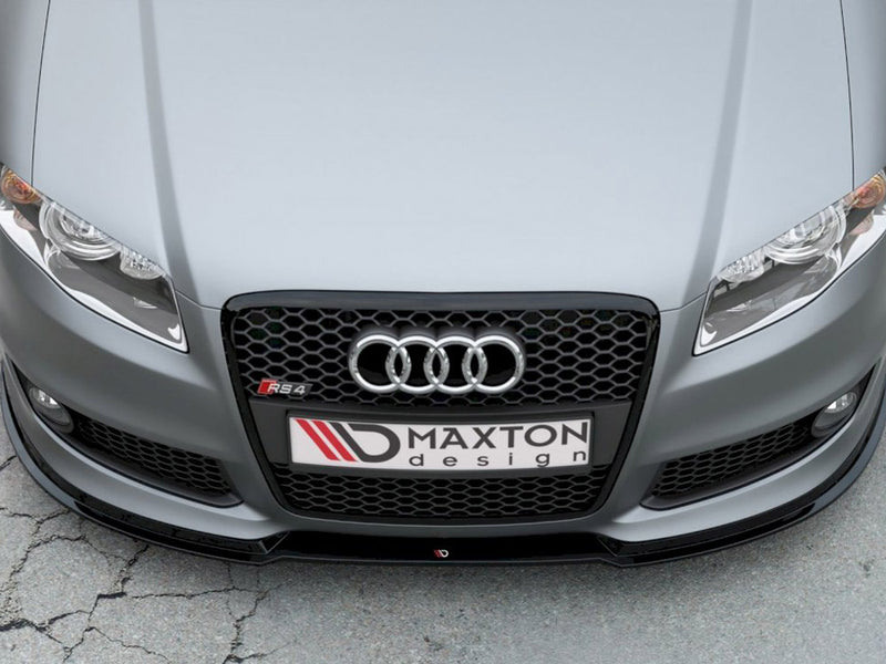 Maxton Design Front Splitter V.1 for Audi RS4 B7 (2006-2008)