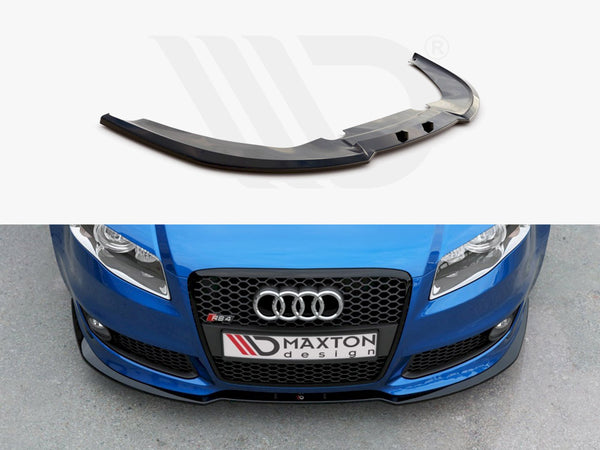 Maxton Design Front Splitter V.2 for Audi RS4 B7 (2006-2008)