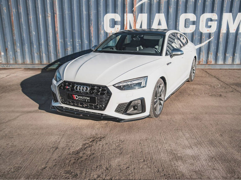 Maxton Design Front Splitter V.1 for Audi S5 / A5 S-Line F5 (Facelift - 2019+)