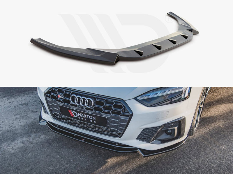 Maxton Design Front Splitter V.2 for Audi S5 / A5 S-Line F5 (Facelift - 2019+)