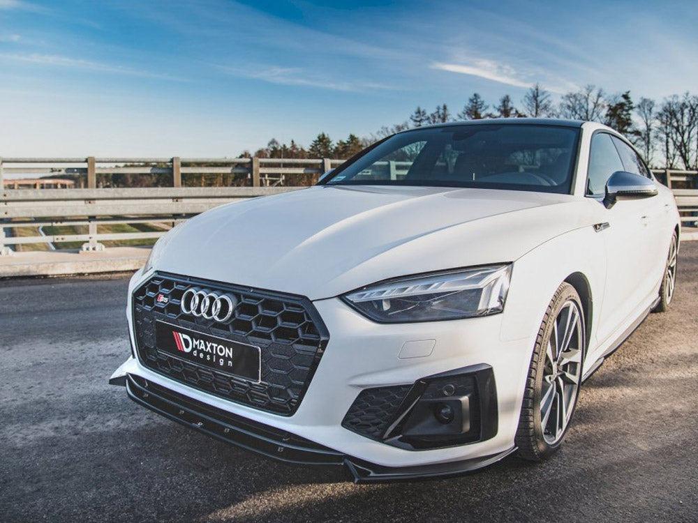 Maxton Design Front Splitter V.2 for Audi S5 / A5 S-Line F5 (Facelift - 2019+)