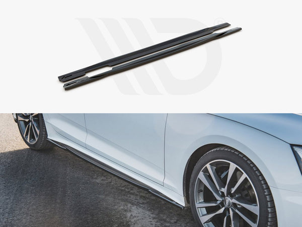 Maxton Design Side Skirts for Audi S5 / A5 S-Line F5 Sportback (Facelift - 2019+)
