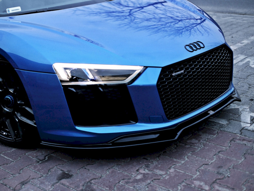 Maxton Design Front Splitter V.2 for Audi R8 MK2 (2015-2017)