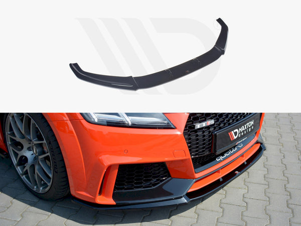 Maxton Design Front Splitter V.2 for Audi TTRS MK3 8S (2016-2020)