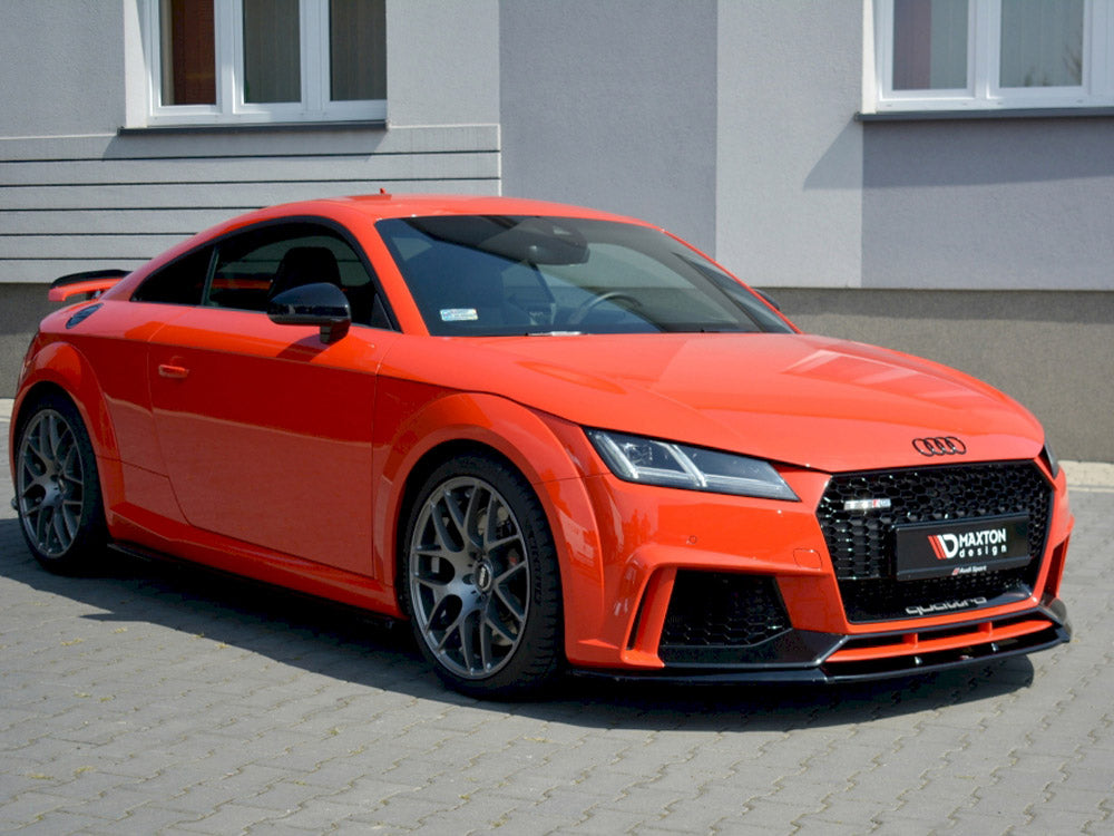 Maxton Design Front Splitter V.2 for Audi TTRS MK3 8S (2016-2020)
