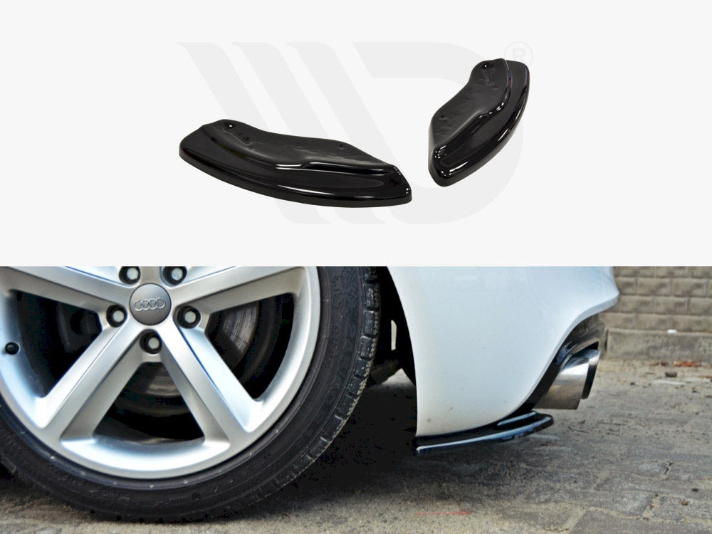 Maxton Design Rear Side Splitters/Spats For Audi TT S-Line MK2 8J (2008-2014)