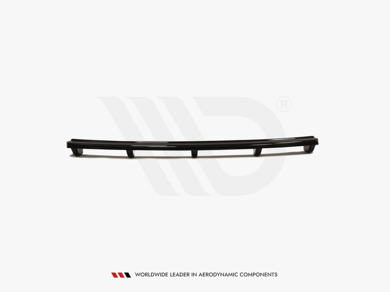 Maxton Design Central Rear Splitter (With Vertical Bars) for Audi TTS MK2 8J (2008-2014)
