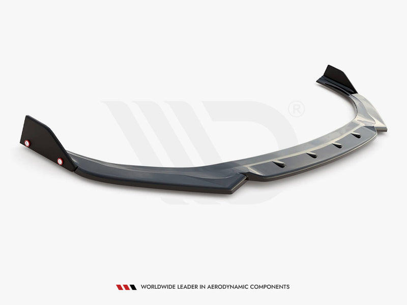 Maxton Design Front Splitter (+Flaps) V.6 for Hyundai i30N MK3 Hatchback / Fastback (2017-2020)