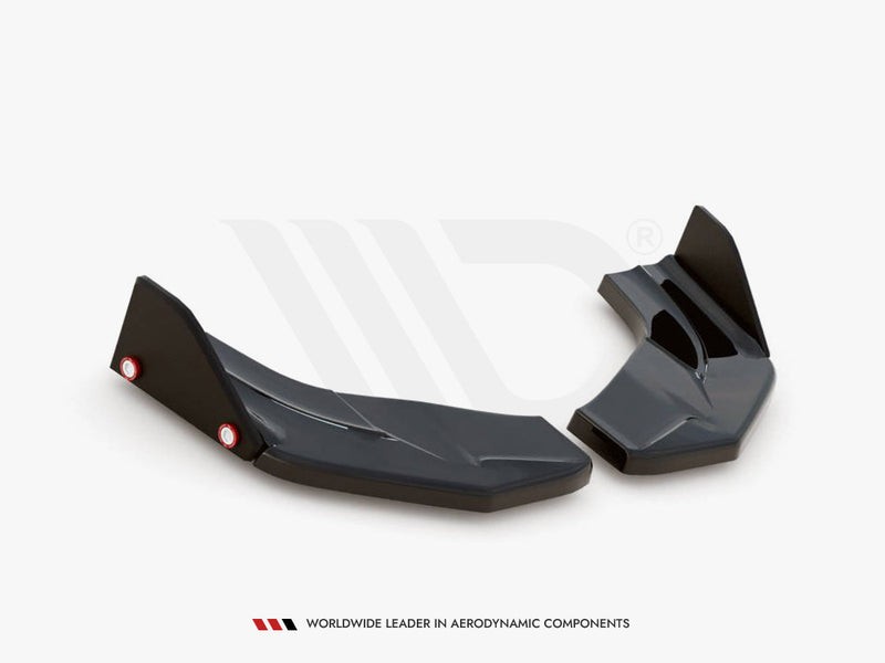 Maxton Design Rear Side Splitters (+Flaps) V.7 HYUNDAI I30N MK3 HATCHBACK (2017-2020)