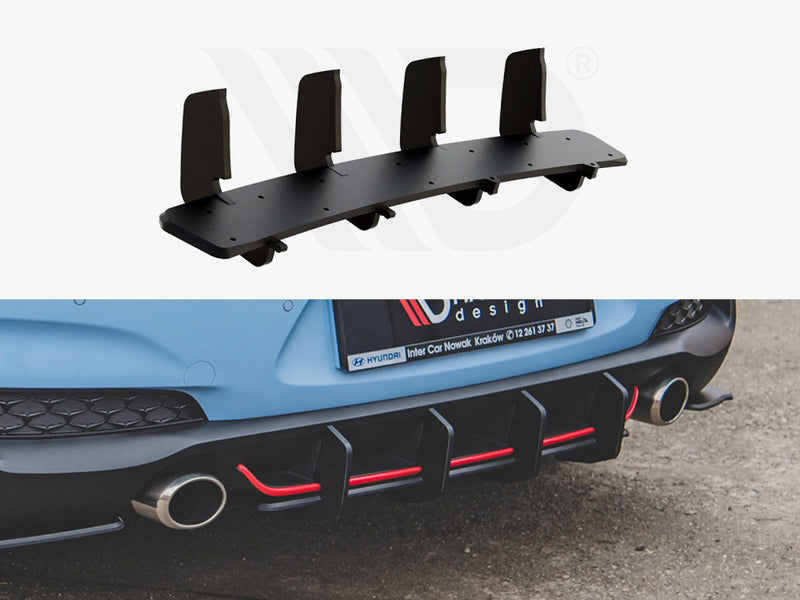 Maxton Design Rear Diffuser V.2 Hyundai i30N MK3 Hatchback (2017-2020)