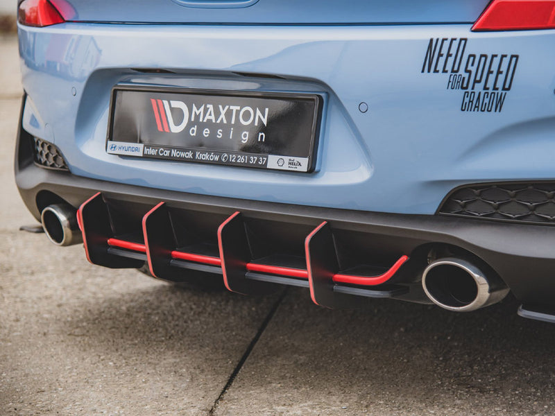 Maxton Design Rear Diffuser V.2 Hyundai i30N MK3 Hatchback (2017-2020)