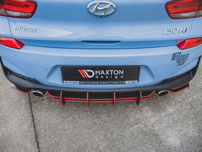 Maxton Design Rear Diffuser V.2 Hyundai i30N MK3 Hatchback (2017-2020)