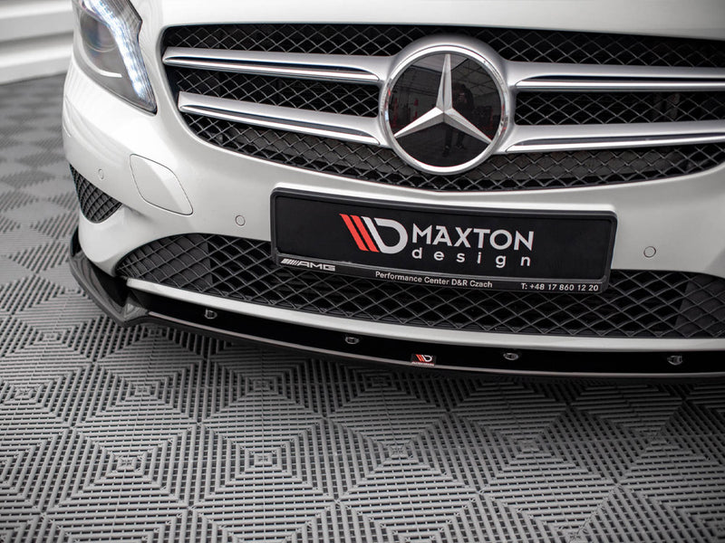 Maxton Design Front Splitter V.2 for Mercedes A W176 (2012-2015)