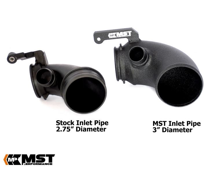 MST-VW-MK710 - Air Intake Silicone Hose & Oversize Turbo Inlet Elbow
