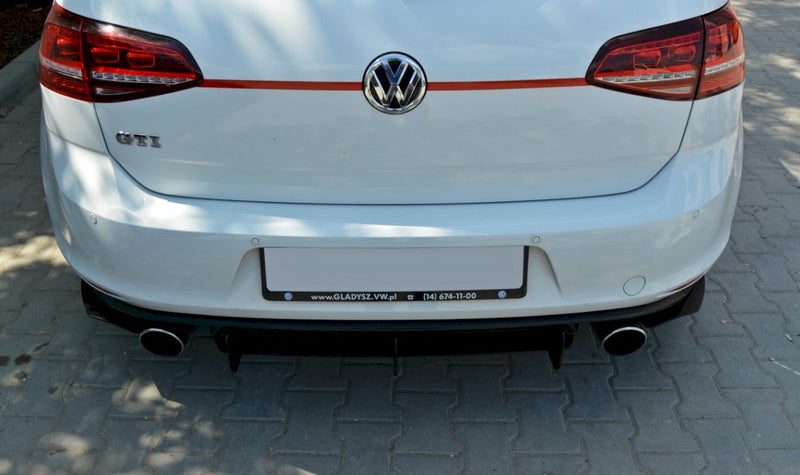 Maxton Design Rear Diffuser & Rear Side Splitters/Spats for Volkswagen Golf MK7 GTI (2013-2016)