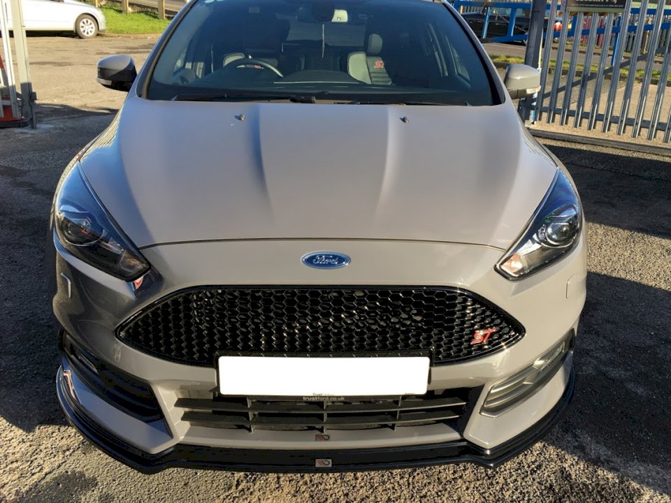 Maxton Design Front Splitter V.3 for Ford Focus ST MK3 Facelift Model (2015-2018)