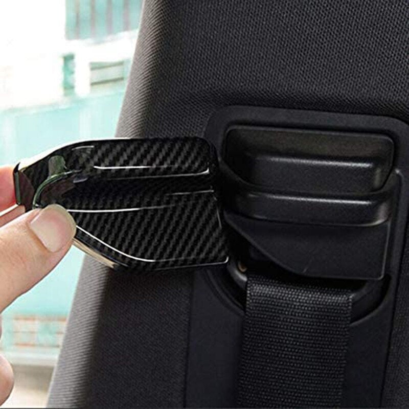 Mercedes Genuine Carbon Fibre Seat Belt Cover Trim (Multiple Models)