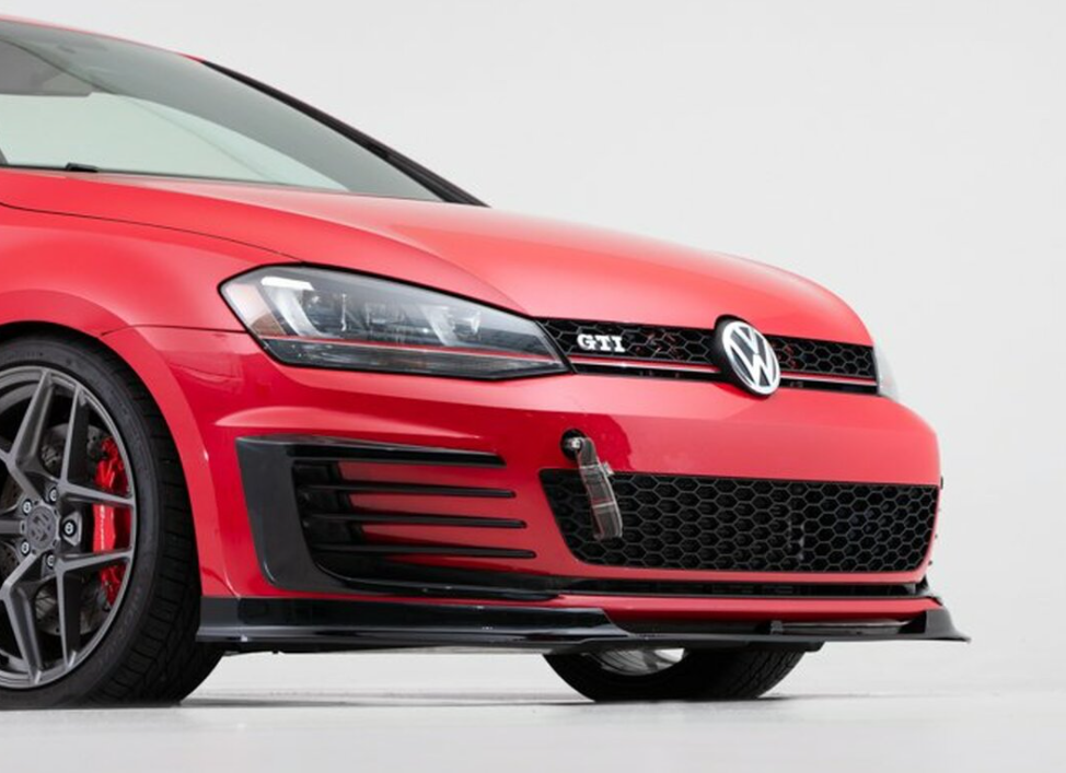 ECS Tuning Gloss Black Front Bumper Grille Flare Set - Mk7 GTI