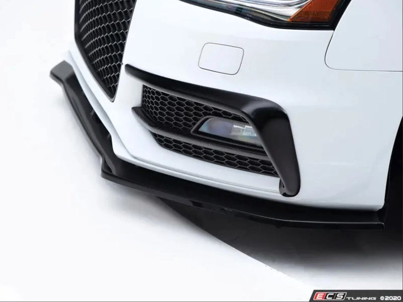 ECS Tuning Gloss Black Front Splitter - A4/S4 B8.5