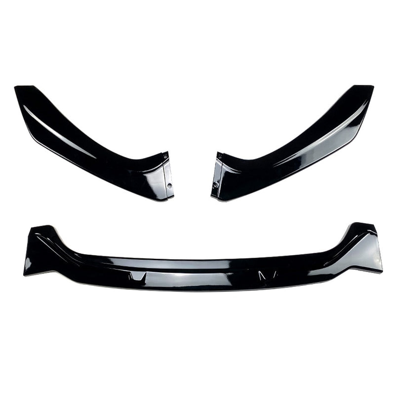 BMW 1 Series F20 F21 Gloss Black / Carbon Look Front Splitter (2015 - 2020)