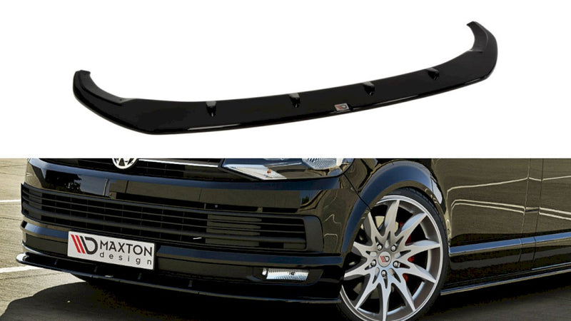 Maxton Design Front Splitter V.1 for  Volkswagen T6 (2015-19)