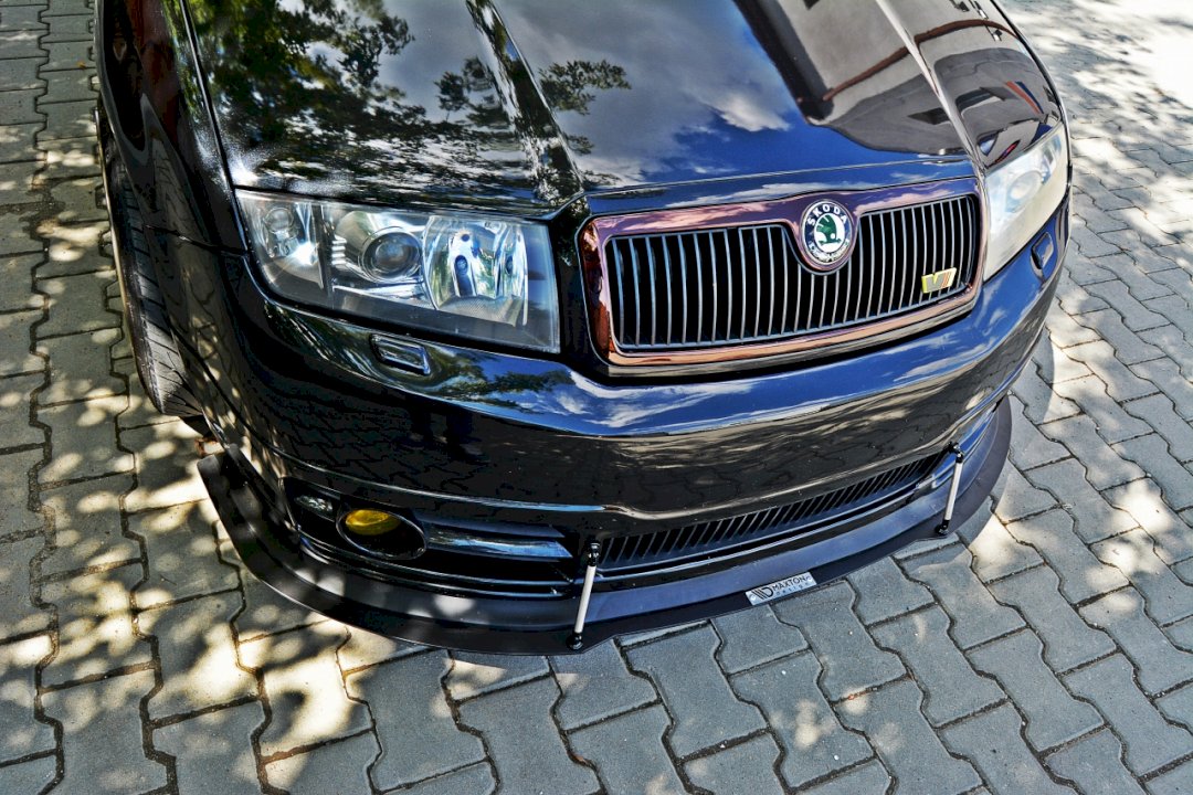 Maxton Design Front Racing Splitter for Skoda Fabia I RS (+ EZ Lip Pro)