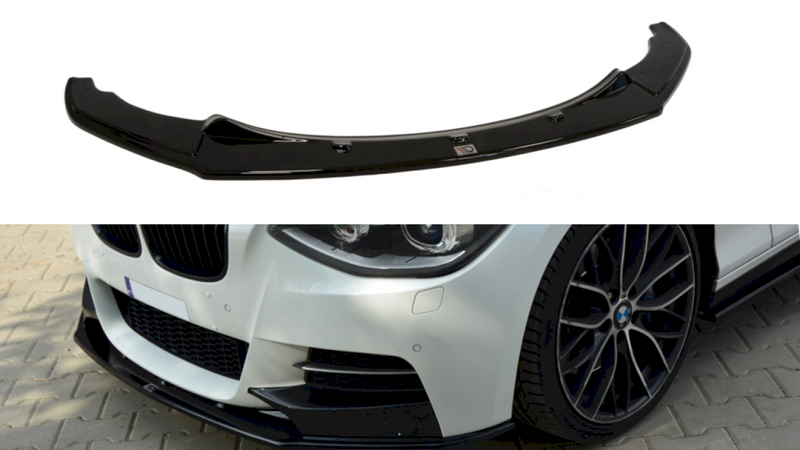 Maxton Design Front Splitter for BMW 1 Series F20/F21 M-Power (Pre-face 2011-2015)