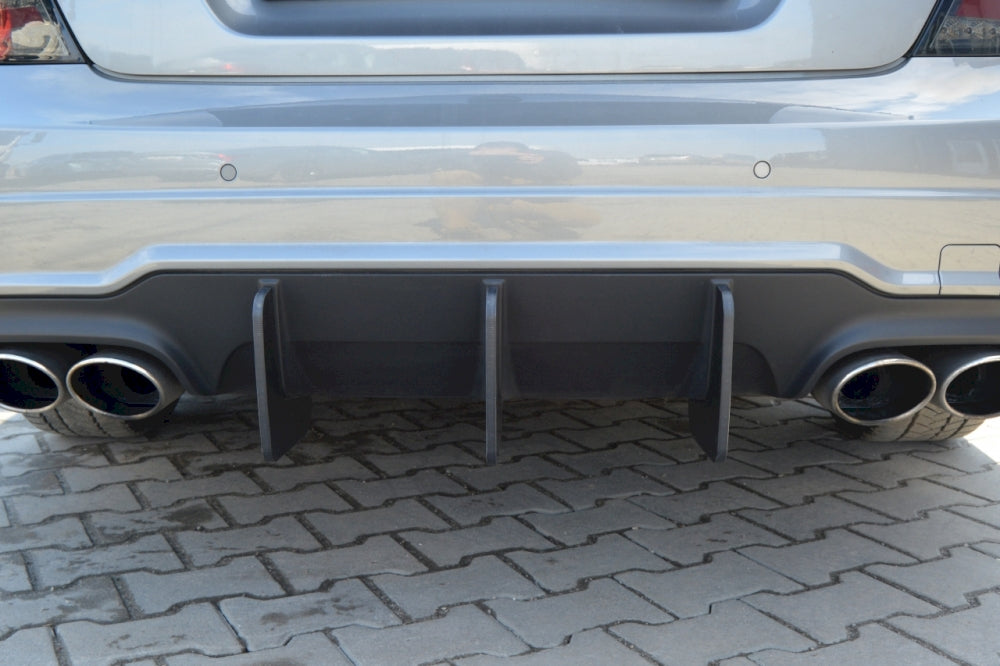 Maxton Design Rear Diffuser V.1 for Mercedes C-Class W204 AMG-Line (Facelift 2011-2014)