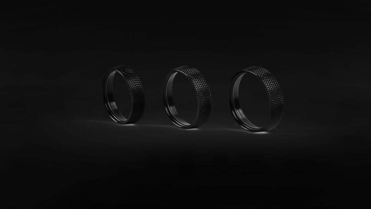 Golf MK7/MK7.5Leyo Motorsport Black Billet Alloy Climatronic Rings 