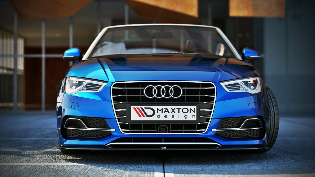 Maxton Design Front Splitter for Audi S3 8V Saloon, Cabrio/Audi A3 8V S-Line Saloon, Cabrio (2013-2016)