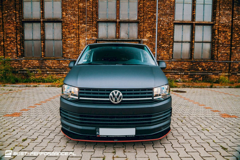 Maxton Design Front Splitter V.1 for  Volkswagen T6 (2015-19)