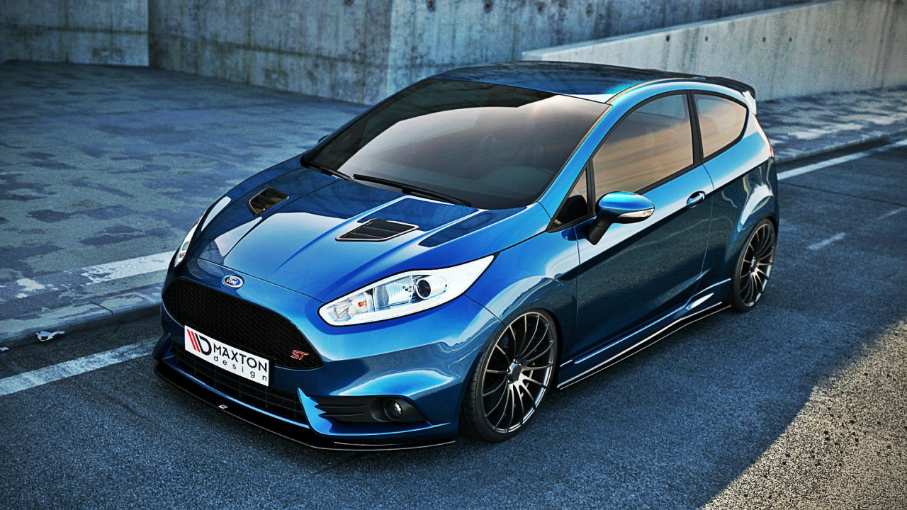 Maxton Design Front Splitter V.2 for Ford Fiesta MK7.5 ST 180 (2013-2017)