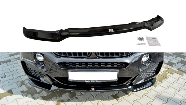 Maxton Design Front Splitter V.1 for BMW X6 F16 M Sport (2014-2019)