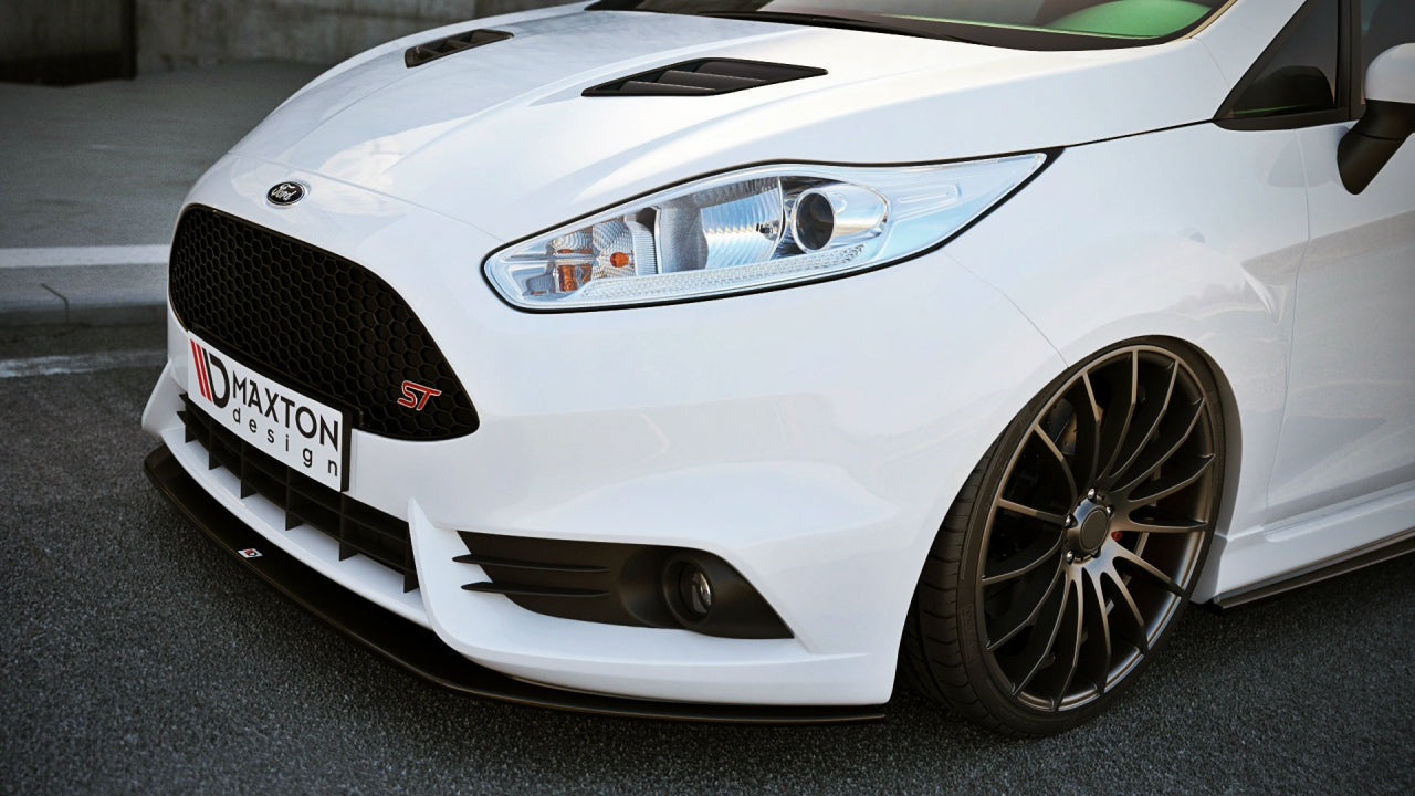 Maxton Design Front Splitter V.2 for Ford Fiesta MK7.5 ST 180 (2013-2017)