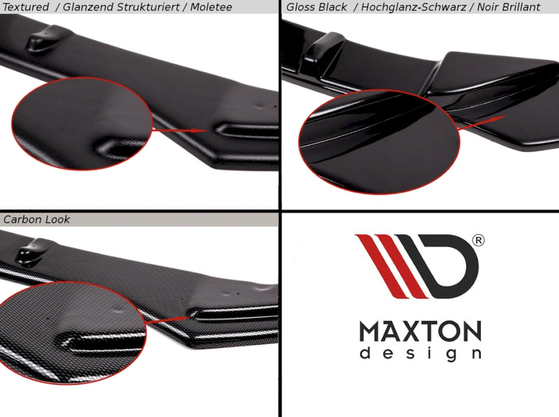 Maxton Design Front Splitter V.2 for Audi RS3 8VA Sportback Pre-Facelift (2015-2016)