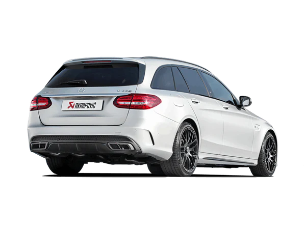 Mercedes AMG C63 Estate / Sedan (S205 / W205) | Akrapovic | Evolution Line System - For vehicles with Mercedes-AMG Performance exhaust System - For vehicles without Mercedes-AMG Performance exhaust System