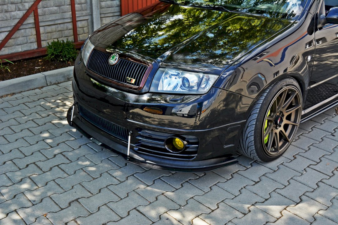 Maxton Design Front Racing Splitter for Skoda Fabia I RS (+ EZ Lip Pro)