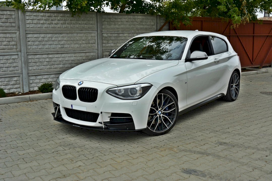 Maxton Design Front Racing Splitter for BMW 1 Series F20/F21 M-Power (Preface 2011-2015)