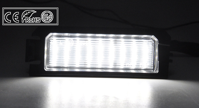 Hyundai i30 / i30N LED Number Plate Units Pair (2016+) (White ~ Error Code Free)