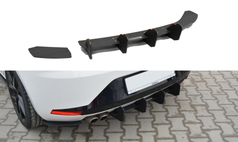 Maxton Design Rear Diffuser Seat Leon Mk3 FR