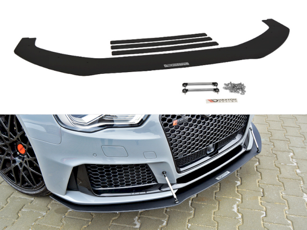 Maxton Design Front Racing Splitter for Audi RS3 8VA Sportback Pre-Facelift (2015-2016)