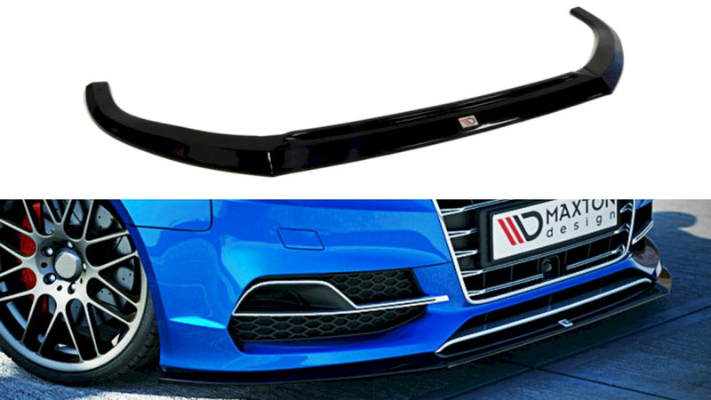 Maxton Design Front Splitter for Audi S3 8V Saloon, Cabrio/Audi A3 8V S-Line Saloon, Cabrio (2013-2016)